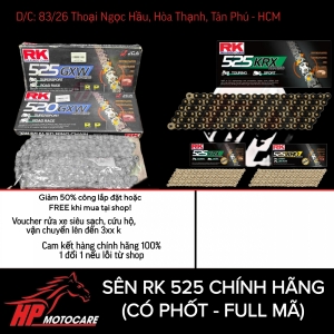 SÊN RK 525 CHÍNH HÃNG (CÓ PHỐT - FULL MÃ)