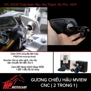 GƯƠNG CHIẾU HẬU MVIEW CNC ( 2 TRONG 1 )