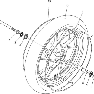 Mâm trước sau R15