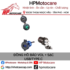 ĐỒNG HỒ BÁO VOL + SẠC USB/TYPE.C