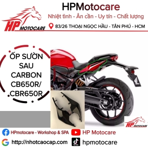 ỐP SƯỜN SAU CARBON CB650R/CBR650R