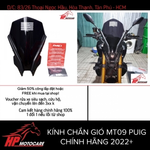 KÍNH CHẮN GIÓ MT09 PUIG CHÍNH HÃNG 2022+