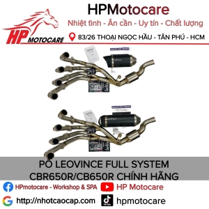 PÔ LEOVINCE FULL SYSTEM CBR650R/CB650R CHÍNH HÃNG