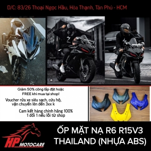 ỐP MẶT NẠ R6 R15V3 THAILAND (NHỰA ABS)