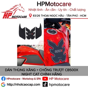 DÁN THÙNG XĂNG + CHỐNG TRƯỢT CB500X NIGHT CAT CHÍNH HÃNG