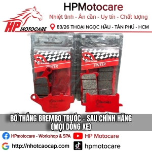 BỐ THẮNG BREMBO TRƯỚC - SAU CHÍNH HÃNG (MỌI DÒNG XE)