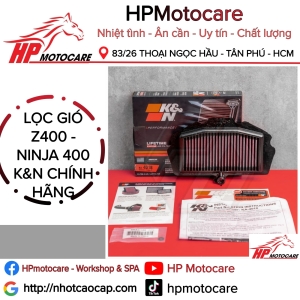 LỌC GIÓ Z400 - NINJA 400 K&N CHÍNH HÃNG