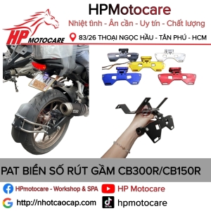 PAT BIỂN SỐ RÚT GẦM CB300R/CB150R