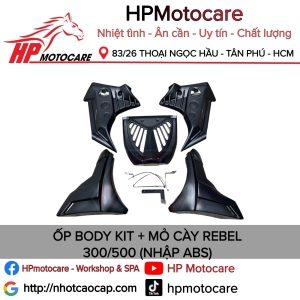 ỐP BODY KIT + MỎ CÀY REBEL 300/500 (NHẬP ABS)