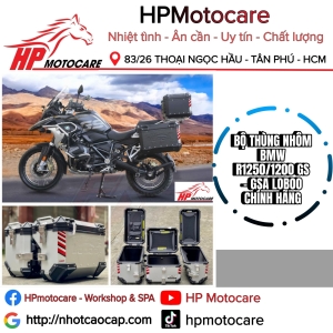 BỘ THÙNG NHÔM BMW R1250/1200 GS - GSA LOBOO CHÍNH HÃNG