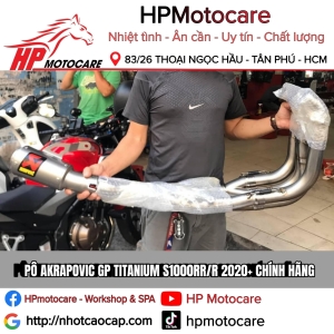 PÔ AKRAPOVIC GP TITANIUM S1000RR/R 2020+ CHÍNH HÃNG