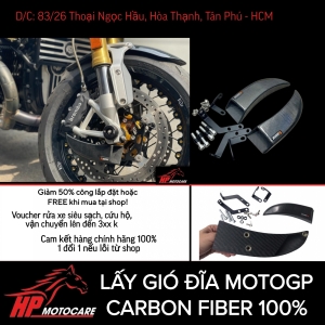 LẤY GIÓ ĐĨA MOTOGP CARBON FIBER 100%