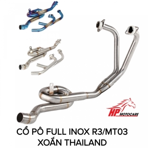 CỔ PÔ FULL INOX R3/MT03 XOẮN THAILAND