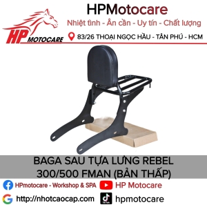 BAGA SAU TỰA LƯNG REBEL 300/500 FMAN (BẢN THẤP)