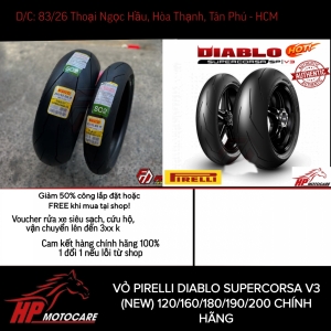 VỎ PIRELLI DIABLO ROSSO 4 (NEW) 120/180/190/200 CHÍNH HÃNG