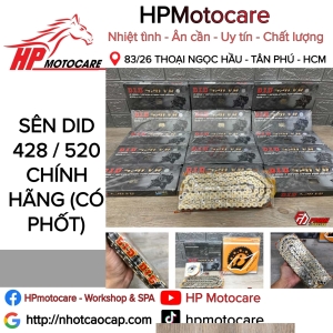 SÊN DID 428 / 520 CHÍNH HÃNG (CÓ PHỐT)