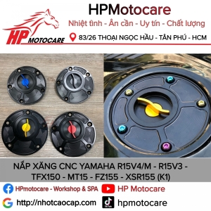 NẮP XĂNG CNC YAMAHA R15V4/M - R15V3 - TFX150 - MT15 - FZ155 - XSR155 (K1)