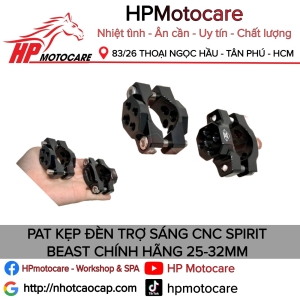 PAT KẸP ĐÈN TRỢ SÁNG CNC SPIRIT BEAST CHÍNH HÃNG 25-32MM