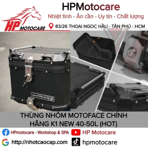 THÙNG NHÔM MOTOFACE CHÍNH HÃNG K1 NEW 40-50L (HOT)  