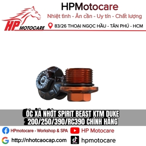 ỐC XẢ NHỚT SPIRIT BEAST KTM DUKE 200/250/390/RC390 CHÍNH HÃNG