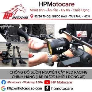 CHỐNG ĐỖ SƯỜN NGUYÊN CÂY RED RACING CHÍNH HÃNG (LẮP ĐƯỢC NHIỀU DÒNG XE)