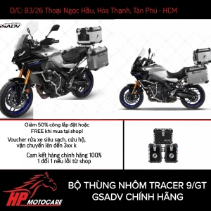 BỘ THÙNG NHÔM TRACER 9/GT GSADV CHÍNH HÃNG