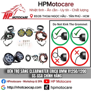 ĐÈN TRỢ SÁNG CLEARWATER ERICA BMW R1250/1200 GS-GSA CHÍNH HÃNG