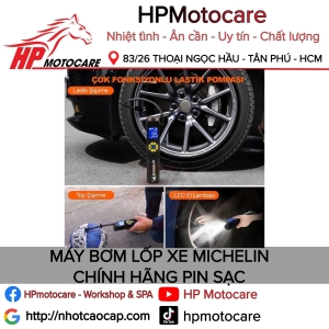 MÁY BƠM LỐP XE MICHELIN CHÍNH HÃNG PIN SẠC