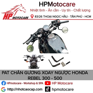 PAT CHÂN GƯƠNG XOAY NGƯỢC HONDA REBEL 300 - 500