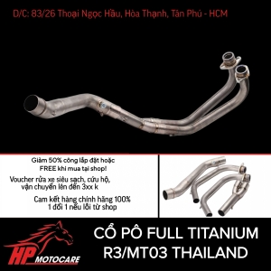 CỔ PÔ FULL TITANIUM R3/MT03 THAILAND