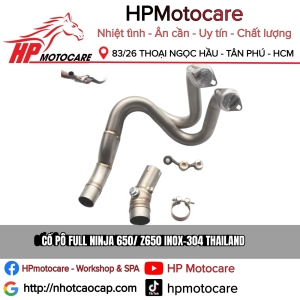 CỔ PÔ FULL NINJA 650/ Z650 INOX-304 THAILAND