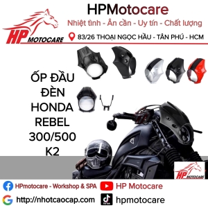 ỐP ĐẦU ĐÈN HONDA REBEL 300/500 K2