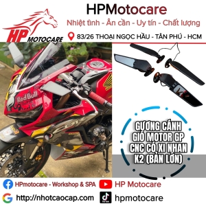 GƯƠNG CÁNH GIÓ MOTOR GP CNC CÓ XI NHAN K2 (BẢN LỚN)