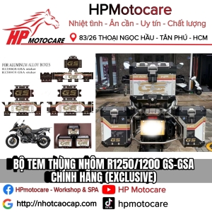 BỘ TEM THÙNG NHÔM R1250/1200 GS-GSA CHÍNH HÃNG (EXCLUSIVE)