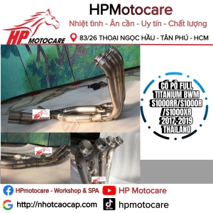 CỔ PÔ FULL TITANIUM BWM S1000RR/S1000R/S1000XR 2017-2019 THAILAND