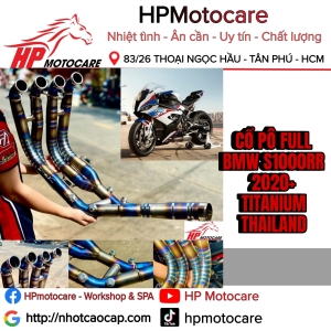 CỔ PÔ FULL BMW S1000RR 2020+ TITANIUM THAILAND