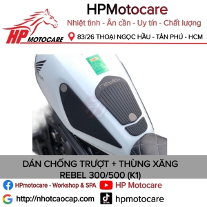 DÁN CHỐNG TRƯỢT + THÙNG XĂNG REBEL 300/500 (K1)