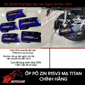 ỐP PÔ ZIN R15V3 MẠ TITAN CHÍNH HÃNG