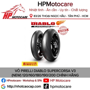 VỎ PIRELLI DIABLO SUPERCORSA V3 (NEW) 120/160/180/190/200 CHÍNH HÃNG