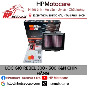 LỌC GIÓ REBEL 300 - 500 K&N CHÍNH HÃNG