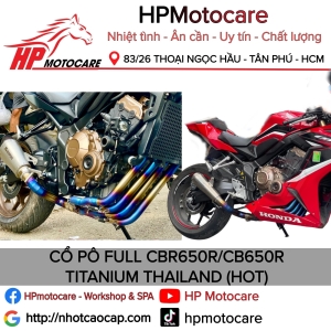 CỔ PÔ FULL CBR650R/CB650R TITANIUM THAILAND (HOT)