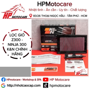 LỌC GIÓ Z300 - NINJA 300 K&N CHÍNH HÃNG