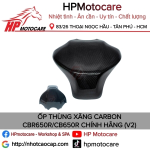 ỐP THÙNG XĂNG CARBON CBR650R/CB650R CHÍNH HÃNG (V2) 3.800.000 đ