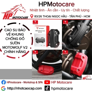 CAO SU BẢO VỆ KHUNG CHỐNG ĐỔ SƯỜN MOTOWOLF V2 CHÍNH HÃNG