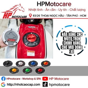 NẮP XĂNG CNC MOTO TRON CHÍNH HÃNG CHO MỌI DÒNG XE