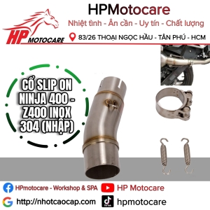 CỔ SLIP ON NINJA 400 - Z400 INOX 304 (NHẬP)