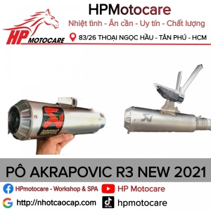 PÔ AKRAPOVIC R3 NEW 2021