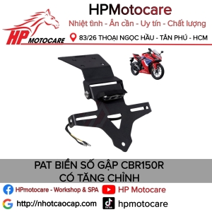 PAT BIỂN SỐ GẬP CBR150R CÓ TĂNG CHỈNH