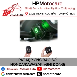 PAT KẸP CNC BÁO SỐ HONDA/KAWASAKI (GHI ĐÔNG)